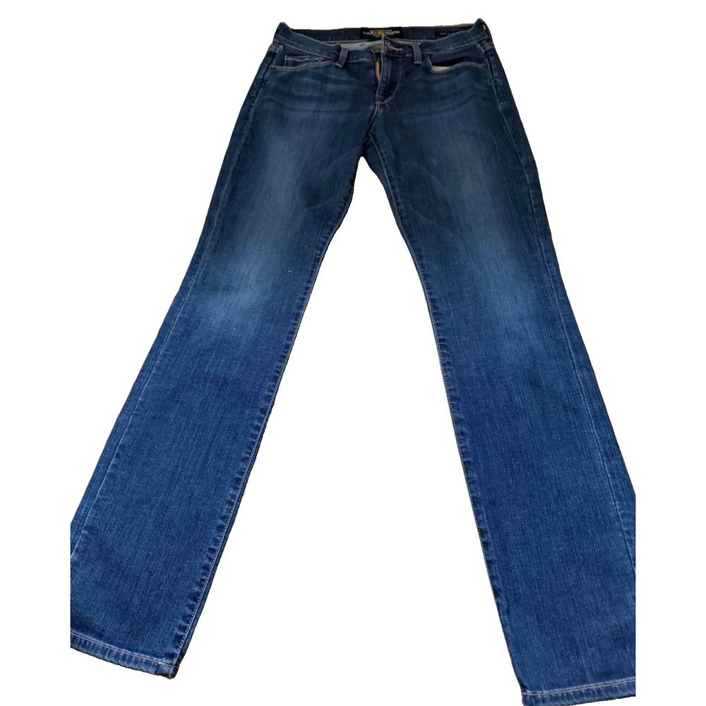 LUCKY BRAND Women's Dark Wash SOFIA STRAIGHT Mid Rise Jeans Sz 4/27